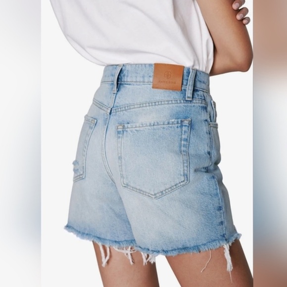 ANINE BING The Kit Blue Shorts Sz 30 **NWT** - Picture 2 of 16
